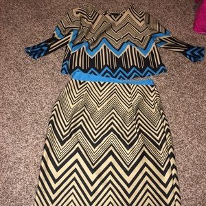 Two piece skirt set